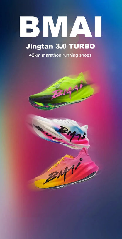 BMAI New 42KM Marathon Herren- und Damen-Sportschuhe, gedämpfte Laufschuhe, atmungsaktive Fitness-Sneaker für Damen, Designer-Sneaker für Herren