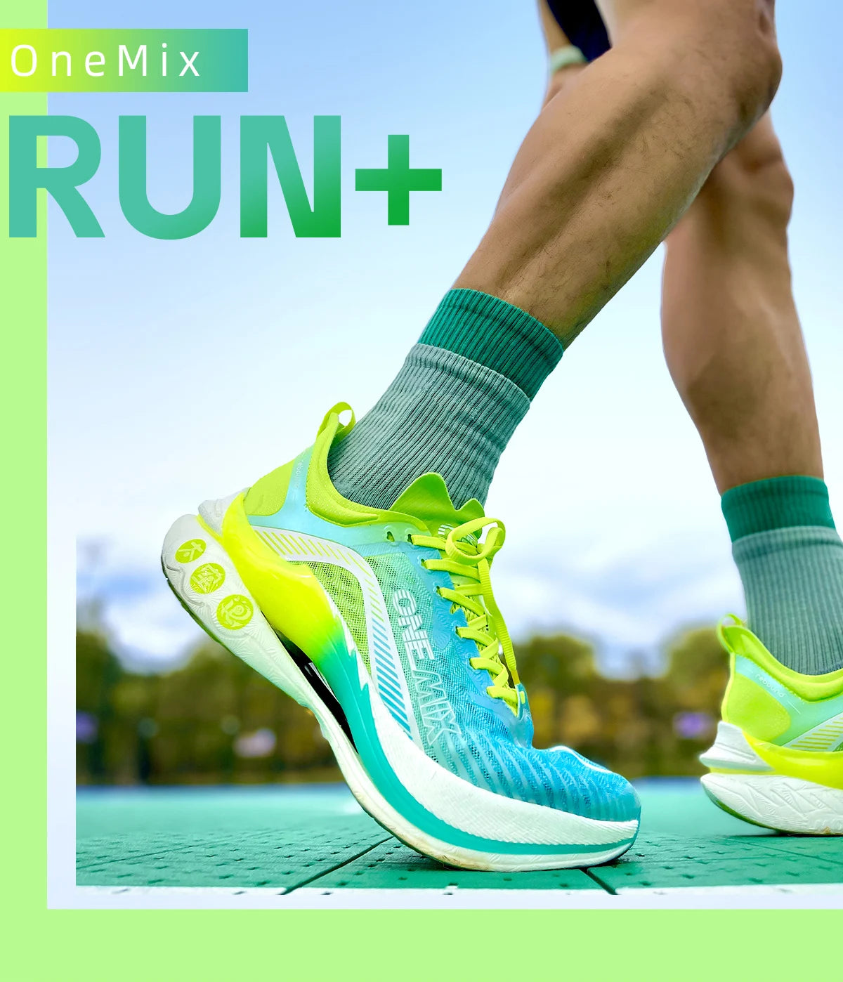 ONEMIX Marathon-Laufschuhe mit Carbonplatte, professionelle stabile Stütze, Stoßdämpfung, ultraleichte Rebound-Sneaker
