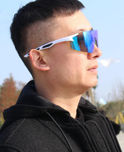 NRC Brand Cycling Sunglasses UV400 TR90 Sports Bicycle Glasses MTB Mountain Bike Fishing Hiking Riding Eyewear for Men Women