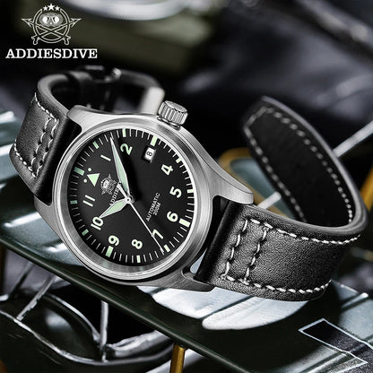 ADDIESDIVE Watches For Men C3 Super Luminous 200m Waterproof Japan 8215 316L Stainless Automatic Mechanical Watch