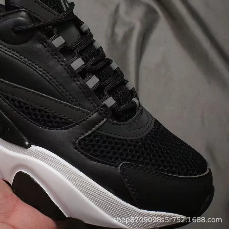 Retro Thick Bottom Dad Shoes Casual Running Sneakers Breathable Anti-slip Wear-resistant Spring Summer Autumn Winter Unisex