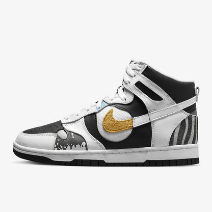 Ténis de basquetebol desportivos almofadados Nike Dunk High LX para mulher, genuínos, DZ7327-001