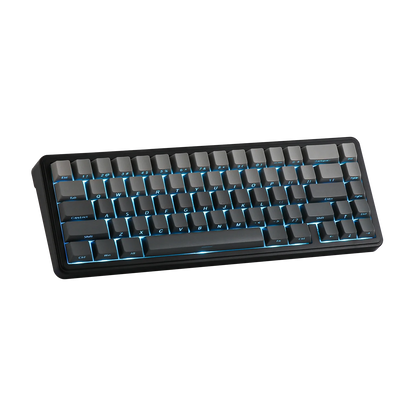 Teclado mecánico EPOMAKER x AULA F65 con distribución 65%, hot-swap, montaje gasket y conexión con cable/Bluetooth/inalámbrica 2.4G para Mac/Win