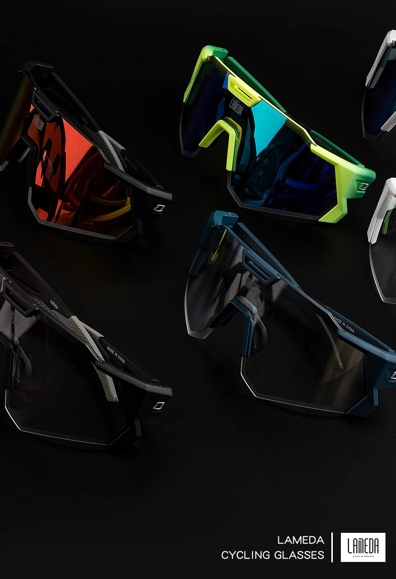 Lameda Outdoor Cycling Glasses Sports Polarized  Road Bike Glasses Mountain Bicycle Sunglasses Cycling Goggles Eyewear Goggles W