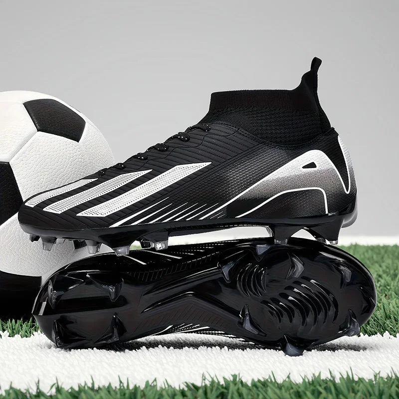 Chuteiras de futebol para homem e rapaz, ultraleves, profissionais, antiderrapantes e confortáveis, para treino e jogo em relva