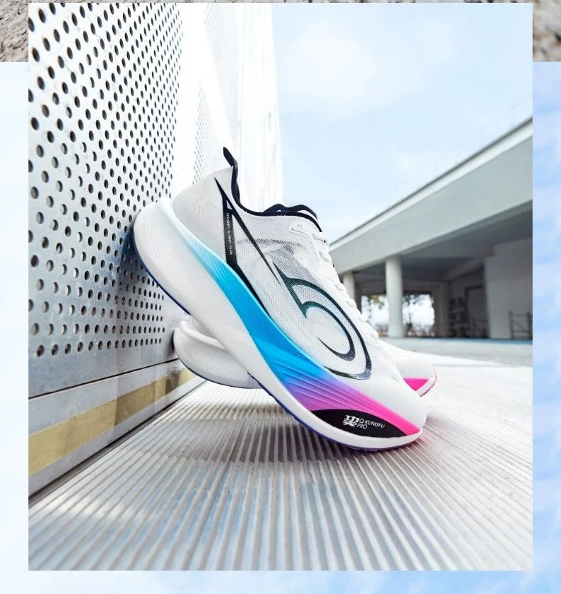 QIAODAN Feiying PB3 Enhanced Edition Professional Marathon Carbon Plate Running Shoes 2025 Men's Sneakers QDB023251299T