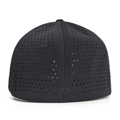 Baseballcap mit kurzem Mesh-Schirm, hinten geschlossen, für Damen und Herren, atmungsaktiv, Snapback-Cap, anliegender Dad Hat, verstellbar, einfarbig, im Trucker-Stil
