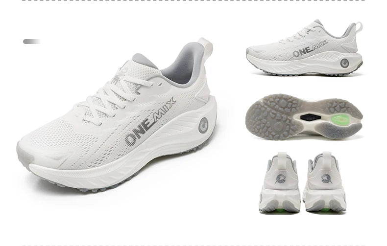Zapatillas de running casual ONEMIX transpirables de verano para jogging, calzado deportivo ligero para hombre y mujer, gimnasio y exterior, con amortiguación