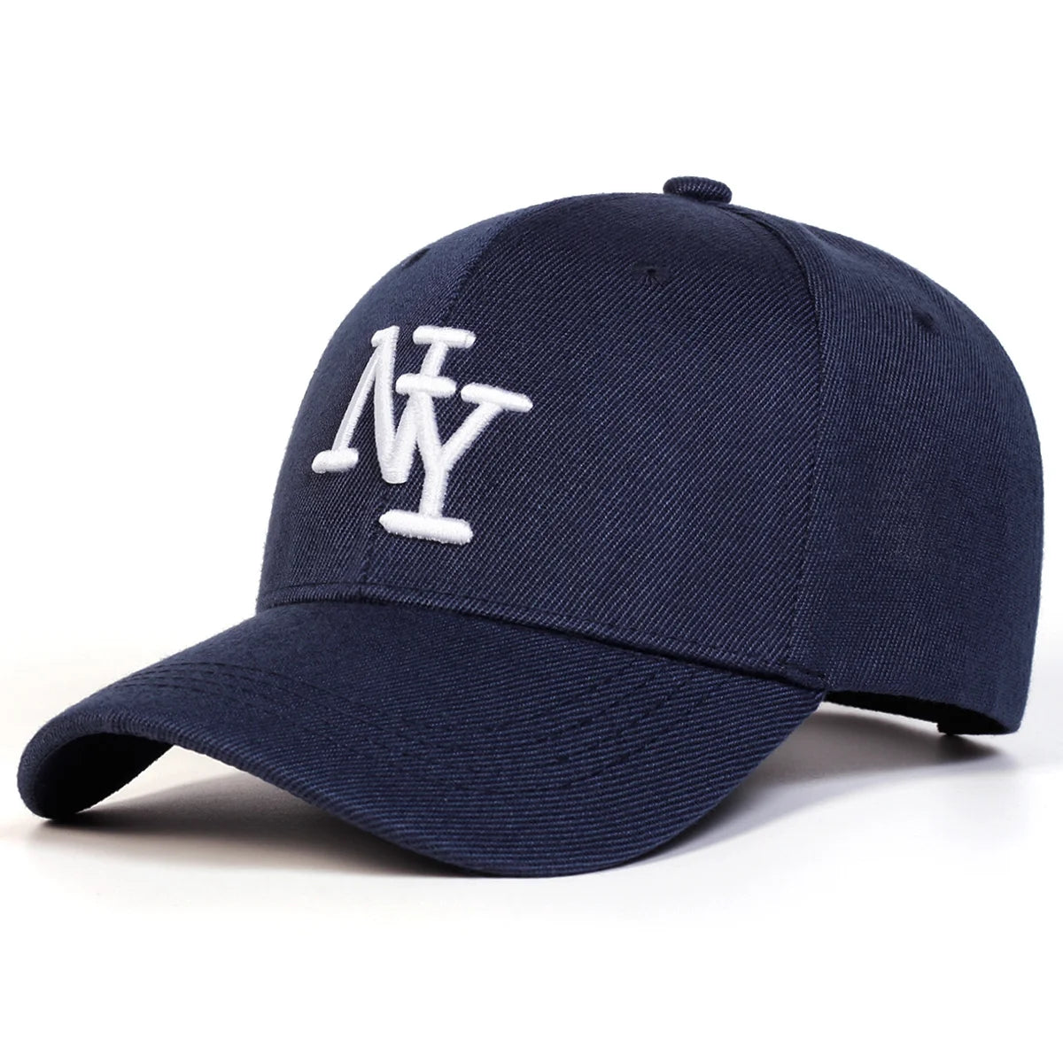 Men's NY Embroidered Baseball Cap Adjustable Outdoor Casual Cap Suitable for Spring Autumn Outings Travel Beach Parties