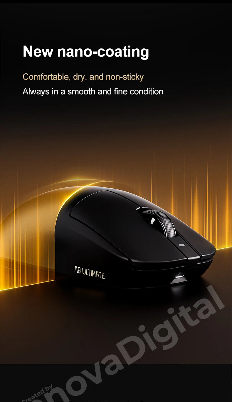 ATK Dragonfly A9 Ultimate Wireless Gaming Mouse A9 Air PAW3950 Ultra Lightweight Ergonomic E-sports Gamer FPS Mice CSGO A9 Ultra