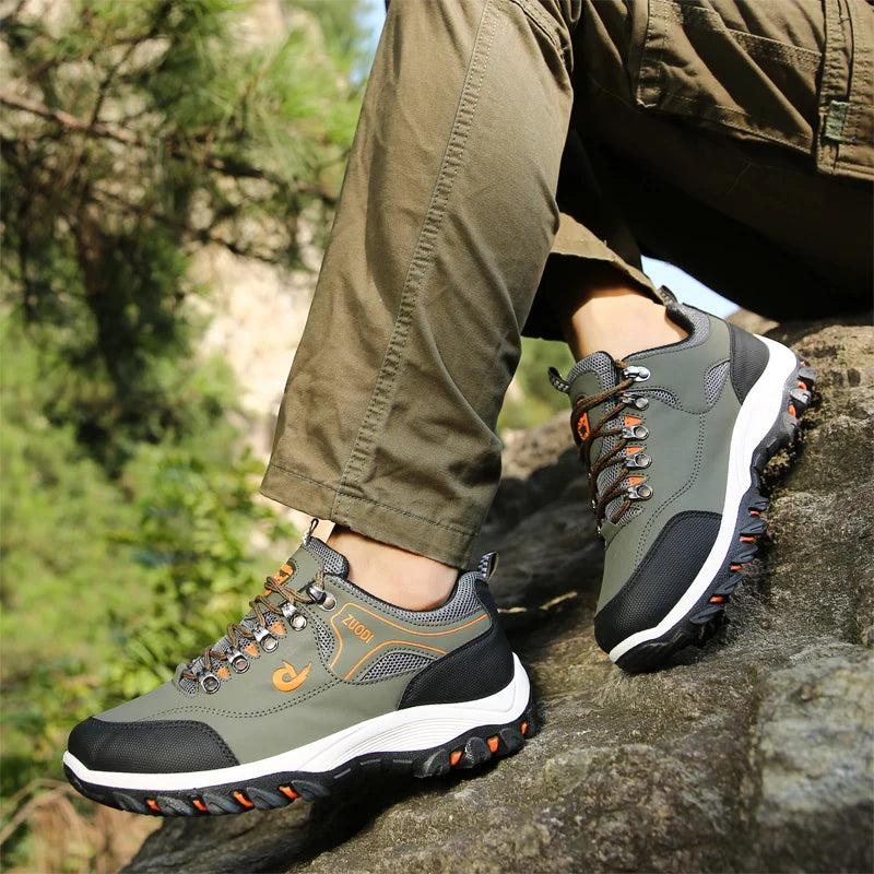 Men's leather casual shoes, sneakers for men, spring, autumn, winter shoes, lightweight tennis walking shoes for men