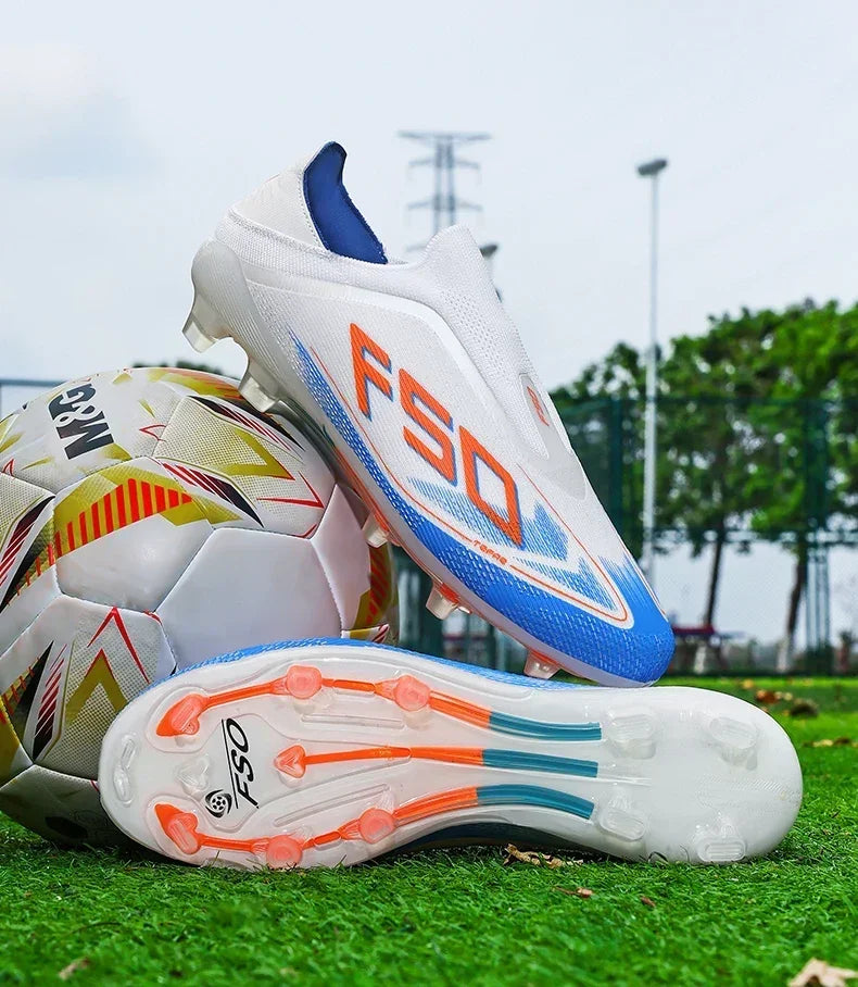 New Men's Football Boots Non-Slip Boys Outdoor Hot-Selling Soccer Shoes Grass Match Sneakers High-Quality Cleats High-Top Lightweight