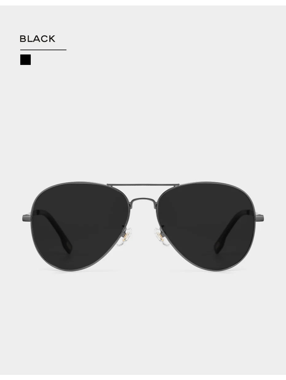 CAPONI Avation Sun Glasses For Men Day And Night Photochromic Driving Men's Sunglasses Polarized UV400 Pilot Shades Male BS3104