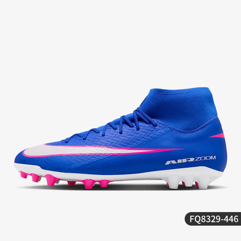 Original Nike Herren-Fußballschuhe für den Frühling, knöchelhoch, mit Schnürung, strapazierfähig, FQ8329-446