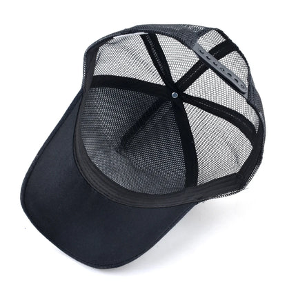 Fashion Baseball Cap With Embroidery Wolf Patch Snapback Hip Hop Trucker Caps Men Women Outdoor Breathable Visor Hat