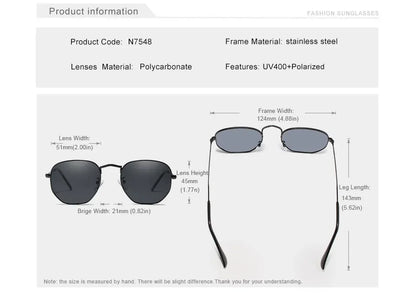 KINGSEVEN Brand Reflective Sunglasses Men Hexagon Retro Sun glasses Leisure Glasses Oculos Gafas De Sol Shades