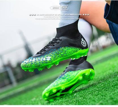 Chuteiras profissionais de futebol para homem, originais, para futebol indoor, relva e treino TF/FG