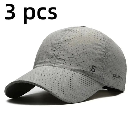 Fashion Design Running Cap Thin Quick Drying Breathable Duck Tongue Outdoor Men's Sun Summer Fishing Avisor Baseball Cap