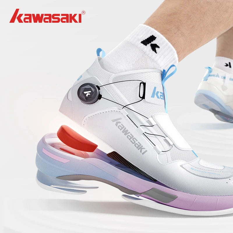 Sapatos de badminton profissionais Kawasaki King Series 2.0 para homem e mulher, antitorção, desportivos, sapatos de ténis originais para homem, ténis A3311