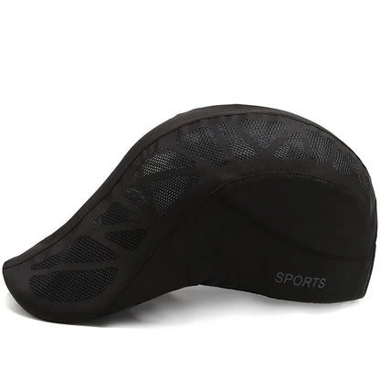 Unisex SPORTS Letter Printed Quick-drying Baseball Cap Sunhats Outdoor Summer Breathable Mesh Sunshade Caps Beret Visor Golf Hat