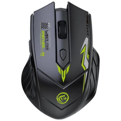 Wireless Gaming Mouse 2.4G USB Silent Mouse Dual Mode Bluetooth Rechargeable 1600DPI Mouse Computer Silent Mice for PC Laptop