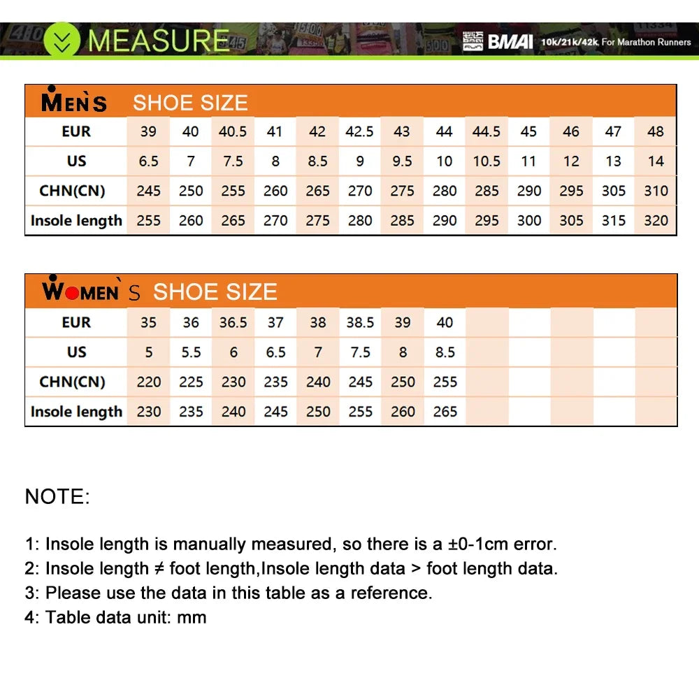 BMAI Breathable 20km Marathon Sneakers for Man Cushion Carbon Plate Men's Sports Shoes Casual Luxury Trainers Men Running Shoe