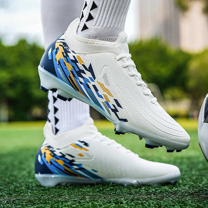 Casual Comfortable Men's Sports Shoes Soccer Shoes Men Anti-slip Outdoor Grass Training Breathable Lace-up Football Boots