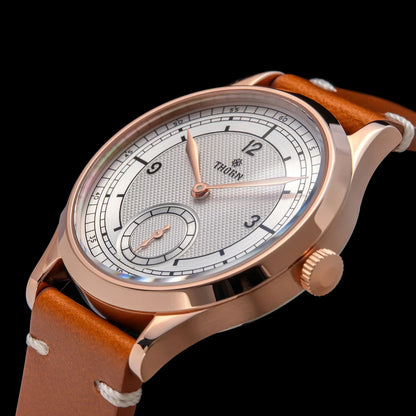 THORN T001 Quartz Watch 316L Stainless Steel Sapphire Crystal Waterproof Grilled Blue Hands Fashion Business Men Women Watch