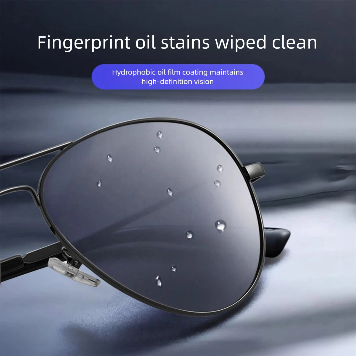 CAPONI Avation Sun Glasses For Men Day And Night Photochromic Driving Men's Sunglasses Polarized UV400 Pilot Shades Male BS3104