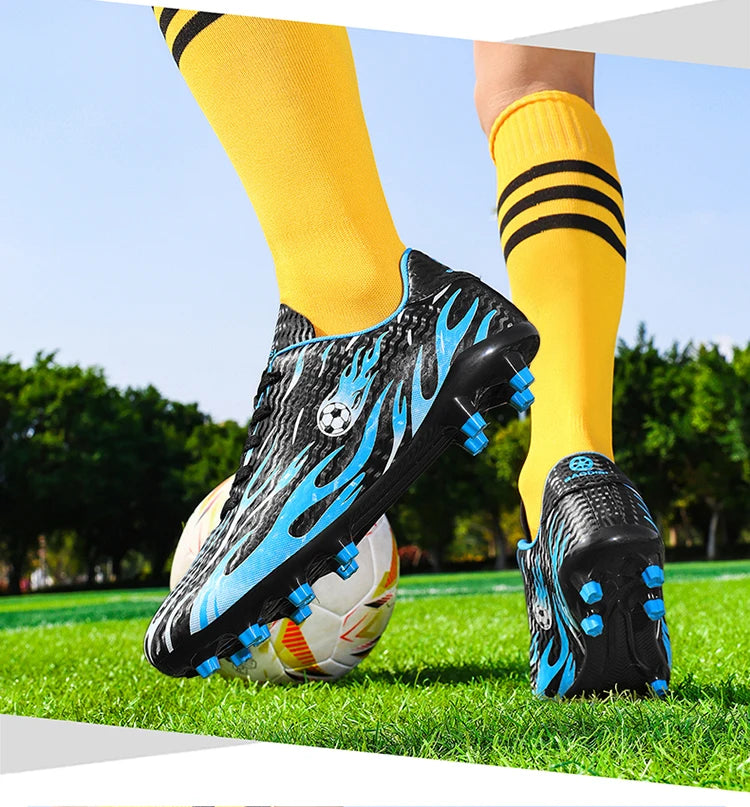New Men Soccer Shoes Professional Football Boots Sneakers Comfortable Outdoor Match Boys Non-Slip Sports Shoes Unisex.