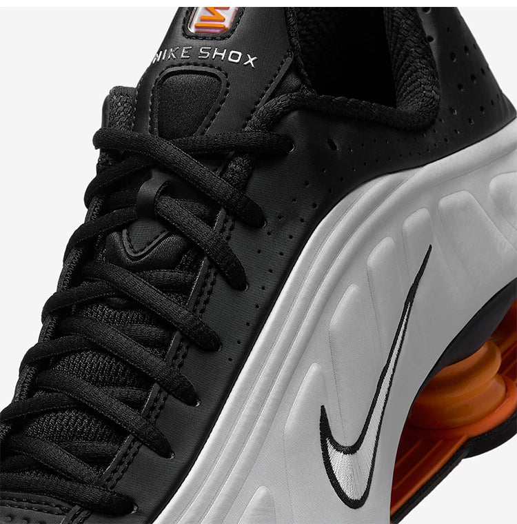 Offizielle authentische Nike SHOX R4 Herren-Laufschuhe, gedämpft, verschleißfest, Low-Top, HQ1988-003