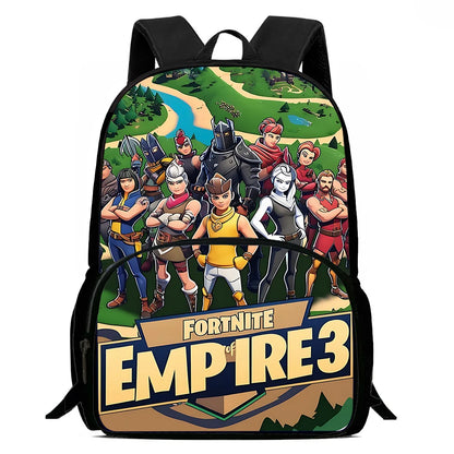 Set scuola classico FortniteS per bambini: zaino, borsa pranzo e astuccio, borse scolastiche capienti per bambino e bambina, idea regalo perfetta