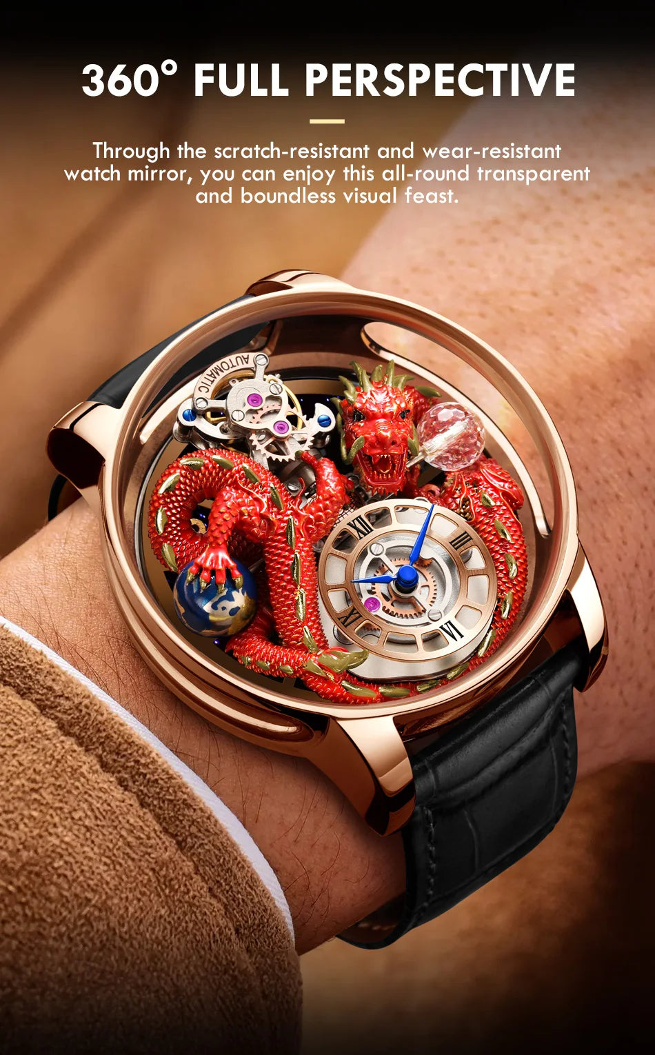Relógio masculino PINDU Design 2025 NOVO Diamond Tourbillion, relógio de luxo Astronomia de marca premium, quartzo, vidro de safira, impermeável