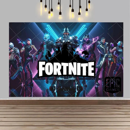 F-fortniteds Backdrop Poste  Boy Birthday Party Banner Kids  Birthday Cake Table Decor Party Supplies Photography Props Gift