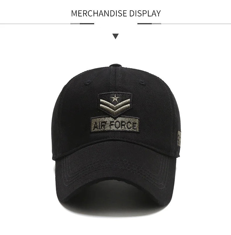 Four Seasons HatsMen's Trendy HatsKorean Casual HatsSpring and Autumn Outdoor SunhatsCamouflage Sunscreen Men's Baseball Caps