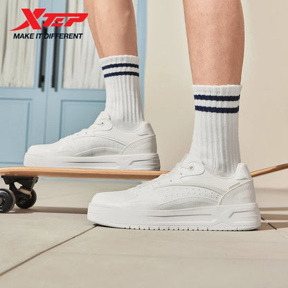 Zapatillas de skate Xtep: zapatillas deportivas ligeras de verano, suela gruesa, de caña baja, modernas y de estilo urbano 875319310016