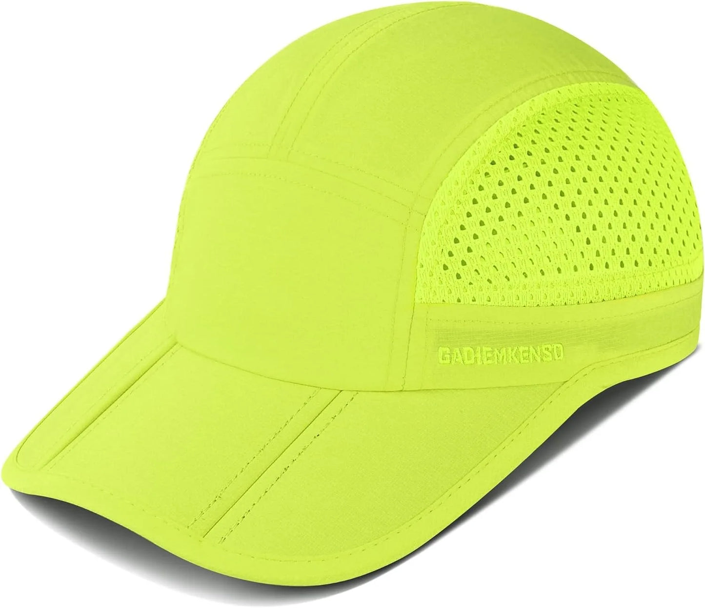 GADIEMKENSD Quick-Drying Foldable Portable Baseball Caps For Men Summer Sea Wave Embroidery Unisex Sport Sun Hats Snapback Cap