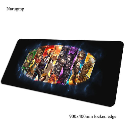 Overwatch-muismat voor verjaardag, computermat 900x400x3mm, grote gaming-muismat, cadeau, bureauonderlegger voor muis en toetsenbord, pc-gamer