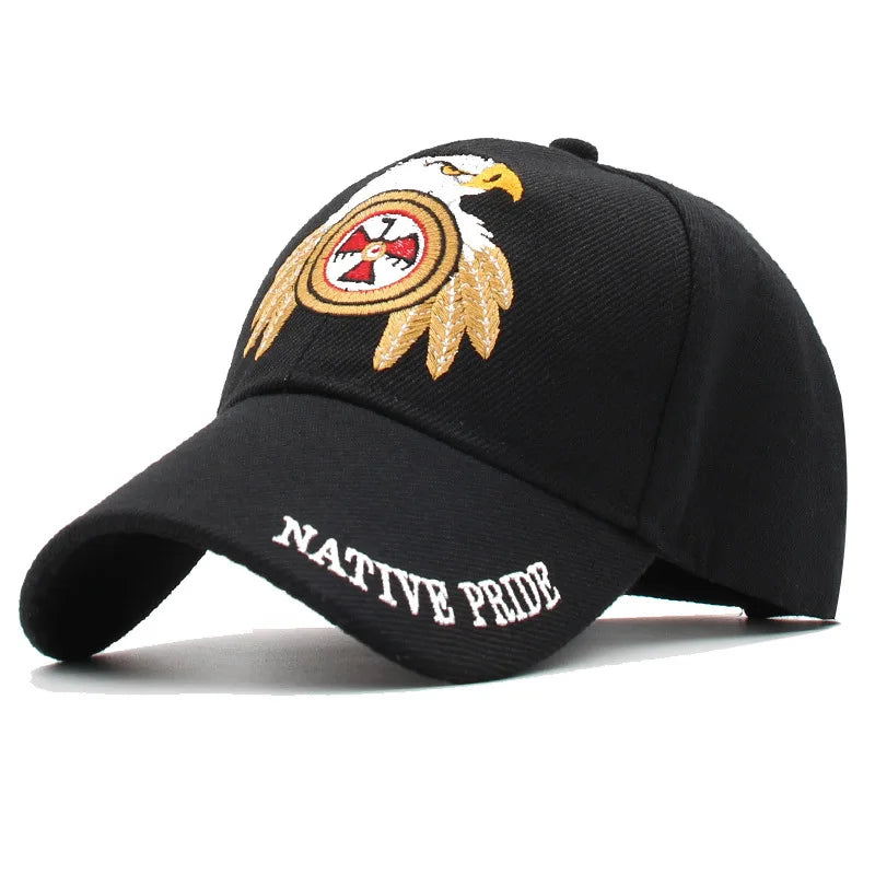New Men's Animal Baseball Cap Patriotic Bald Eagle and American Flag Snapback Caps For Women USA 3D Embroidery Farm Trucker Hats