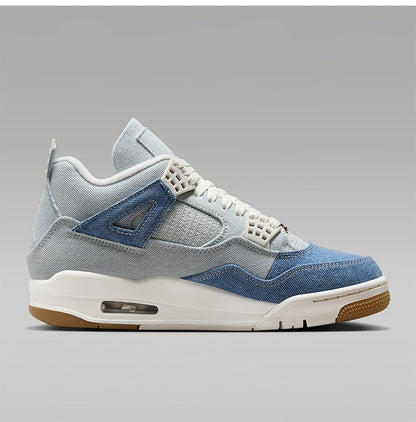 Ténis de basquetebol Nike JORDAN genuínos para mulher, de cano médio, em ganga, com amortecimento de ar IB6716-100