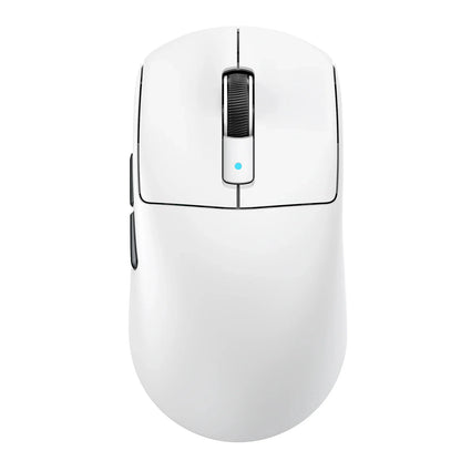 Mouse gaming wireless leggero Attack Shark R6, mouse per computer con sensore PAW 3950Max e Nordic 52480, polling 8KHz