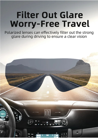 ROCKBROS Polarized Bike Glasses UV400 Sun Protection Cycling Sunglasses Ultralight Large Frame MTB Road Bicycle Eyewear Glasses