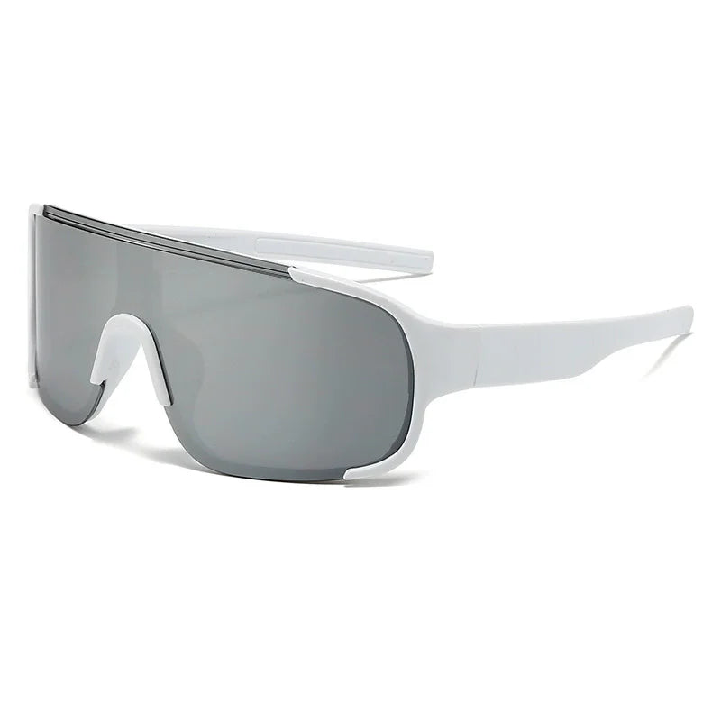 Trendy Women's Polarized Cycling Sunglasses UV400 Windproof Outdoor Sunshade Goggles PC Lenses Sports Glasses for Travel