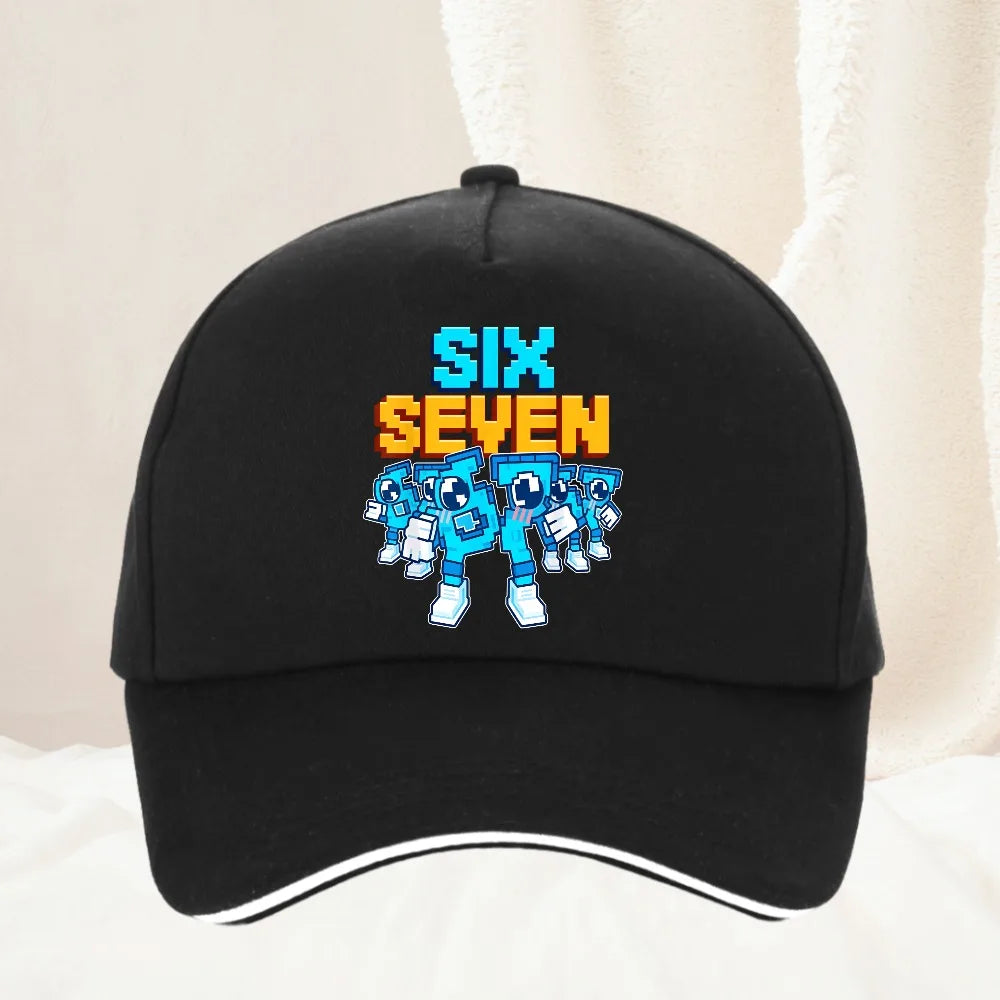 Meme 67 Six Seven 6 7 Italian Brainrot baseballkasket til mænd, truckerhat, forår, fritid, udendørs, fitness, solskærm, snapback-kasket