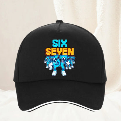 Meme 67 Six Seven 6 7 Italian Brainrot baseballkasket til mænd, truckerhat, forår, fritid, udendørs, fitness, solskærm, snapback-kasket
