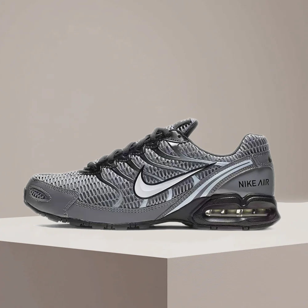 Nike Air Max Torch 4 Men's Low-Top Runners – Gray/Silver, Casual Fabric, Breathable Support, Long-Lasting Wear 343846-012