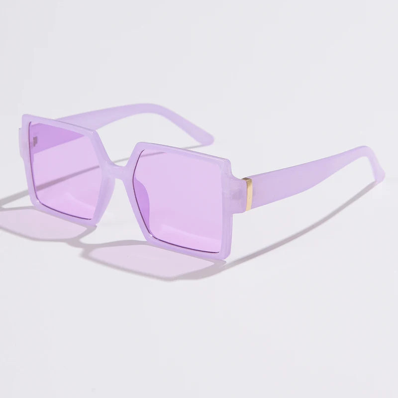 Cycling 1/2pcs Female Square Large Frame Sunglasses Women Retro Brand Big Frame Sun Glasses Black Fashion Gradient Eyeglasses