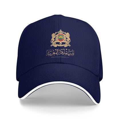 Morocco Flag Map Baseball Cap  y2k Cool Trucker Hat Summer Men Women Hunting Camping Baseball Caps