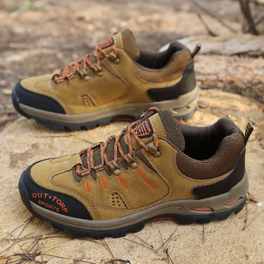 Retro Style Men Sports Shoes Autumn and Winter Short Boots Anti Slip Hiking Shoes Suitable for Ankle Boots Urban Commuting 2025