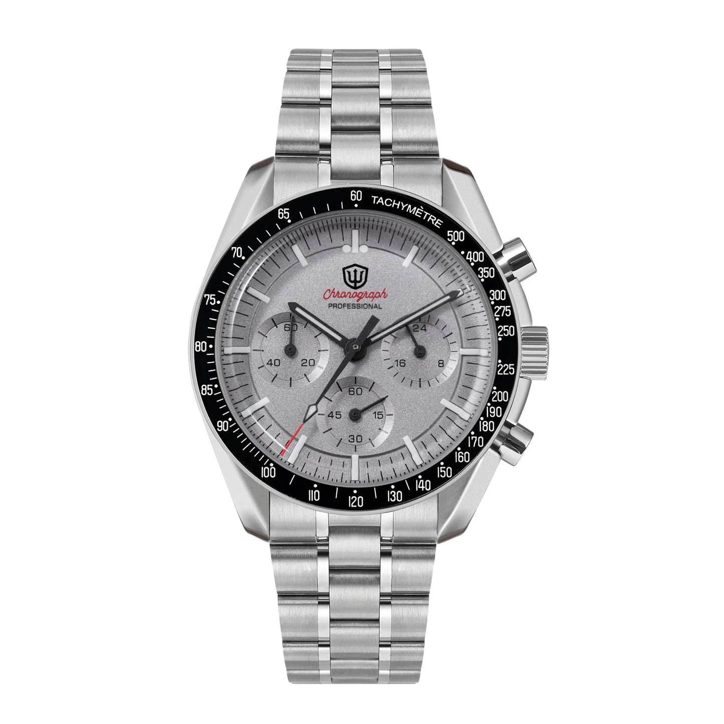 Relógio Masculino Watchdives New Wd1863 Quartz VK63 Chronograph, Safira Abaulada, Impermeável, 39Mm, Aço, Marca Premium, Luxo Business